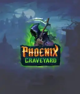 An immersive view of ELK Studios' Phoenix Graveyard slot, with its hauntingly beautiful graveyard and phoenix symbols. Displayed in this image is the slot's dynamic reel expansion mechanism, enhanced by its stunning symbols and dark theme. The design reflects the game's mythological story of resurrection, attractive for those drawn to mythology.