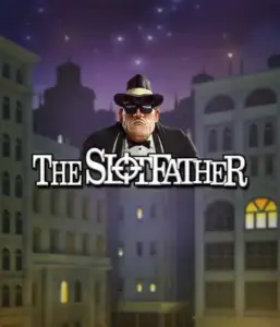 Enter the underworld realm of The Slotfather game by Betsoft, showcasing a commanding mafia boss posed against a moonlit cityscape. This graphic conveys the dramatic ambience of the organized crime, with the boss dressed in a sharp black suit and fedora. Great for players who enjoy mafia stories, providing a gripping escape. 